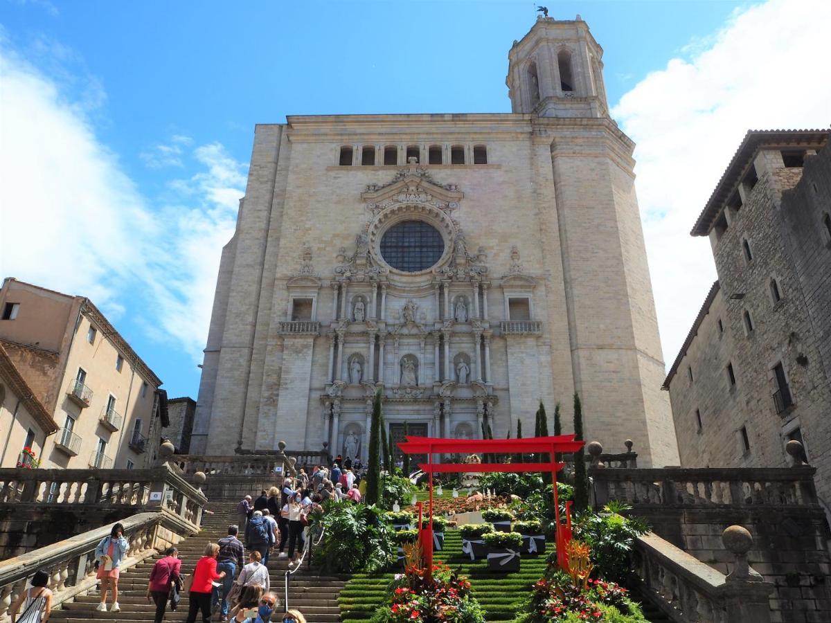 Apartament Modern A Girona Centre, Parking Gratis ภายนอก รูปภาพ